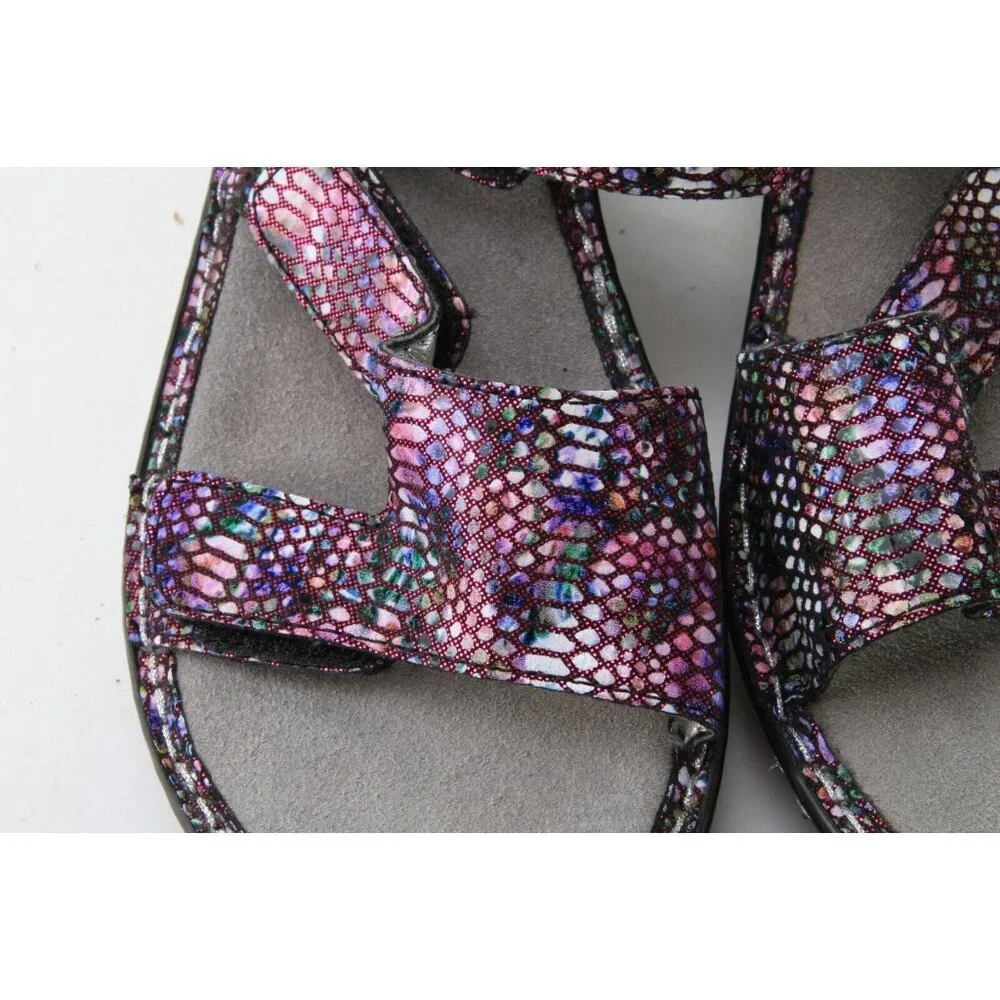 Alegria Lotti Sandals Shoes Multi Color Az 38 8-8.5 - Picture 4 of 16